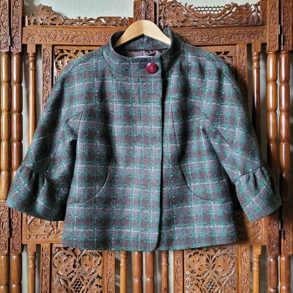 Classiques Entier Wool Hounds Tooth Jacket - Picture 1 of 6